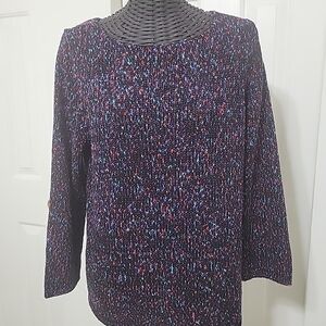 Judith Hart Women's Multicolor Crew Neck Sweater